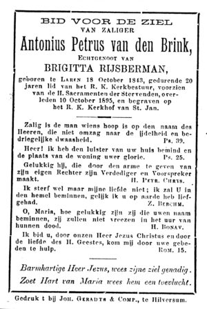 Brink, Antonius Petrus van den (1843-1895)