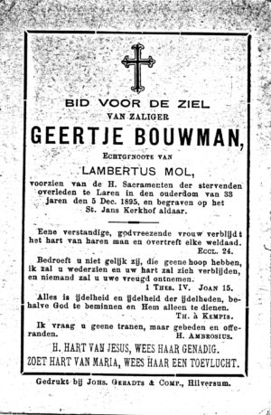 Bouwman, Geertje (1862-1895)