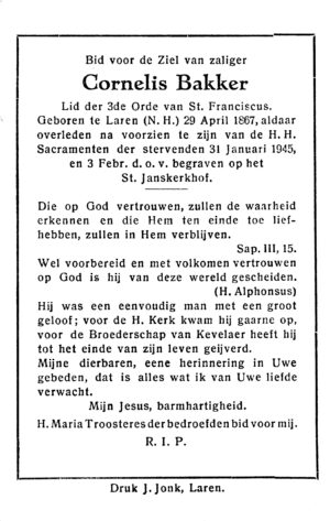 Bakker, Cornelis (1867-1945)