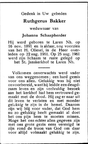Bakker, Ruthgerus (1891-1961)